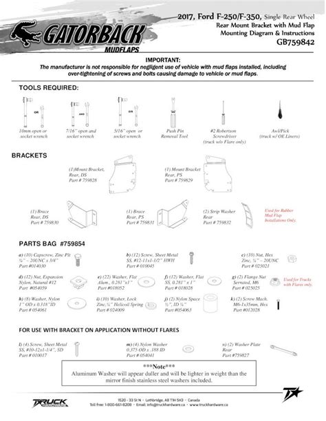 what gauge of sheet metal for mud flap bracket|mud flap set instructions.